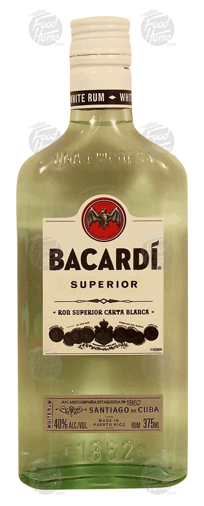 Bacardi Superior rum, 40% alc. by vol. Full-Size Picture